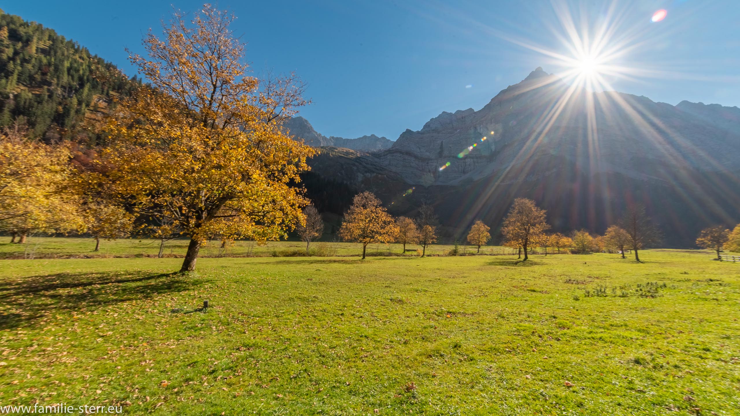 Herbst im Großen Ahornboden