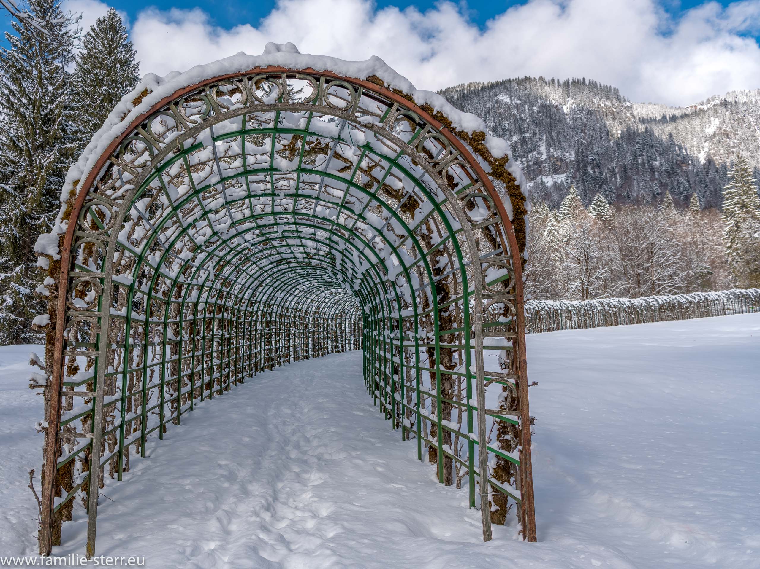 Schloss Linderhof im Winter 12