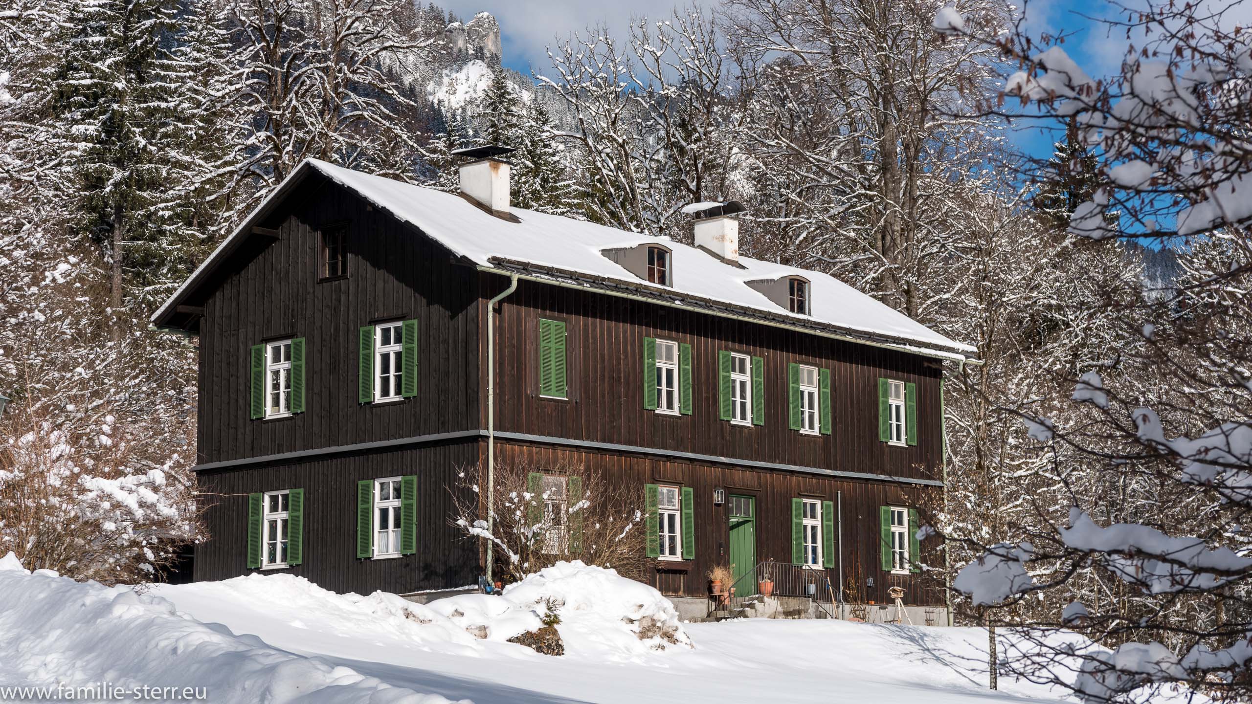 Schloss Linderhof im Winter 18