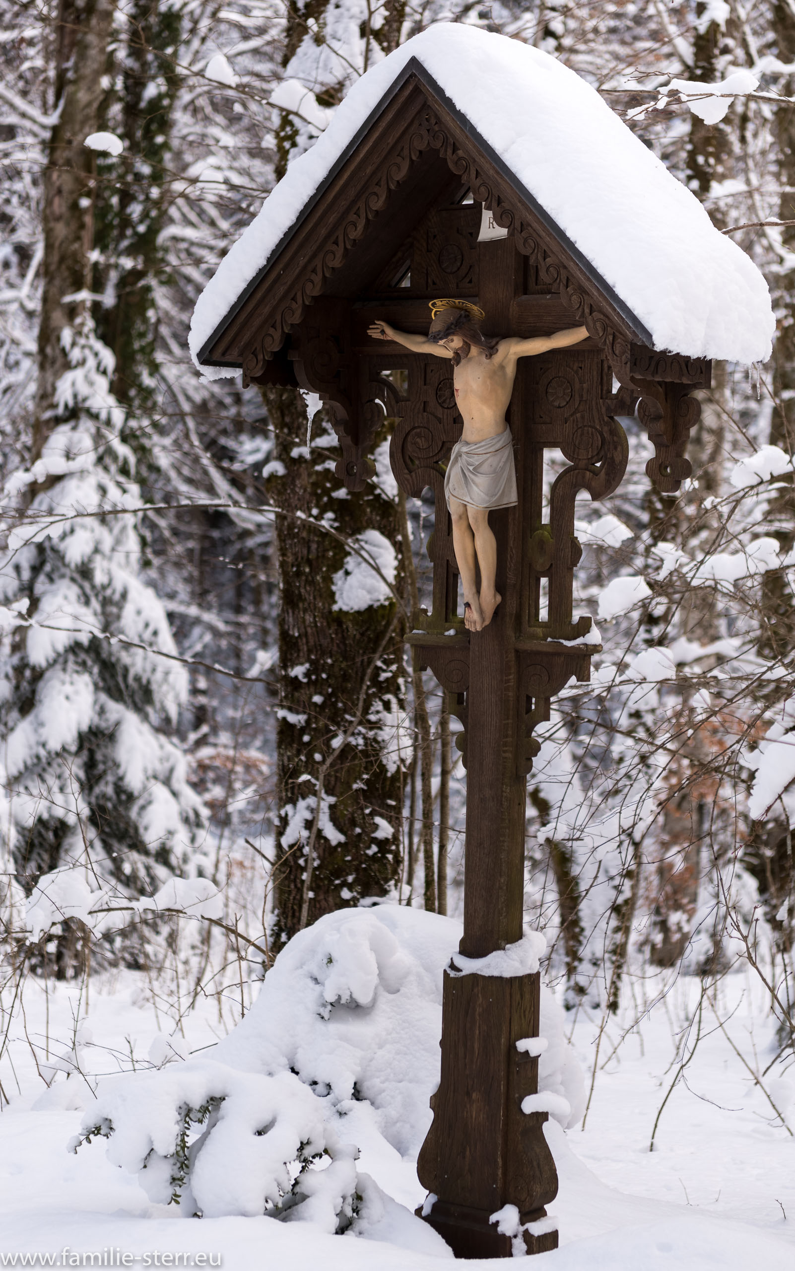 Schloss Linderhof im Winter 19