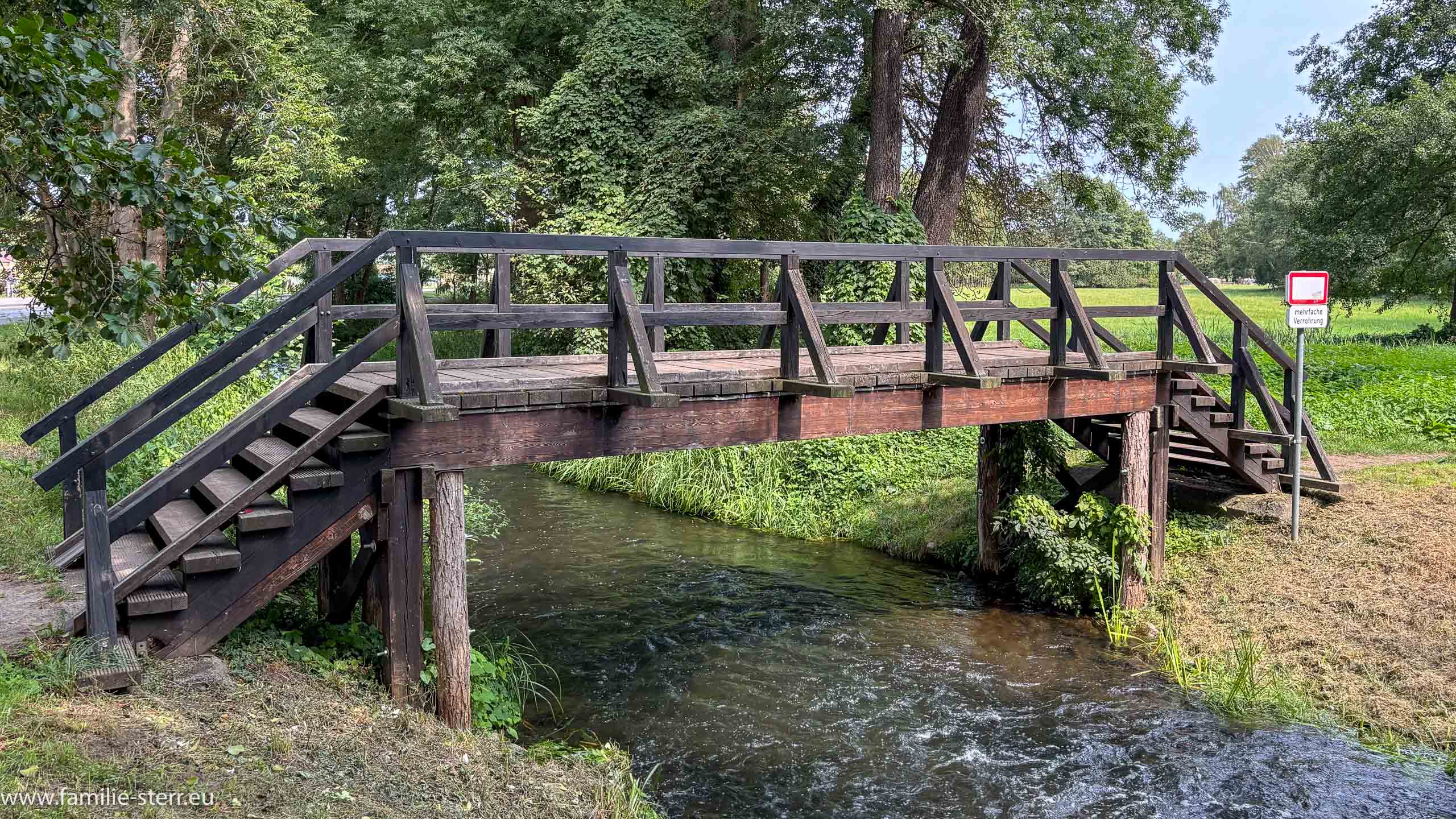 Brücke über das Fließ