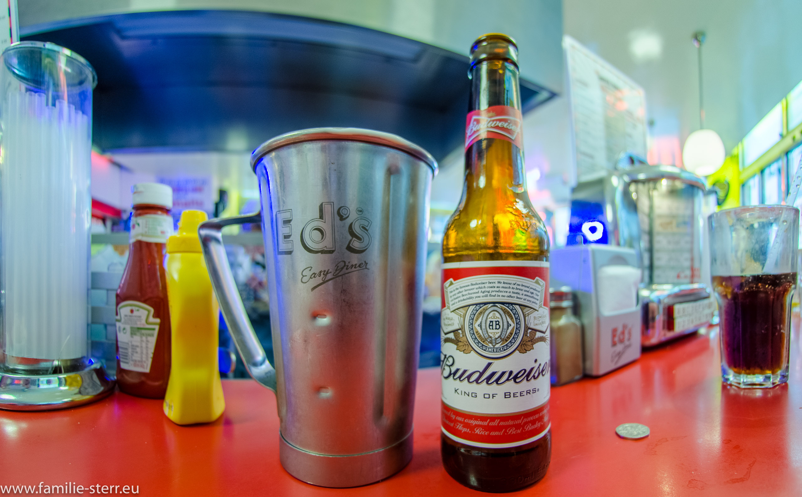 Budweiser und Milkshake
