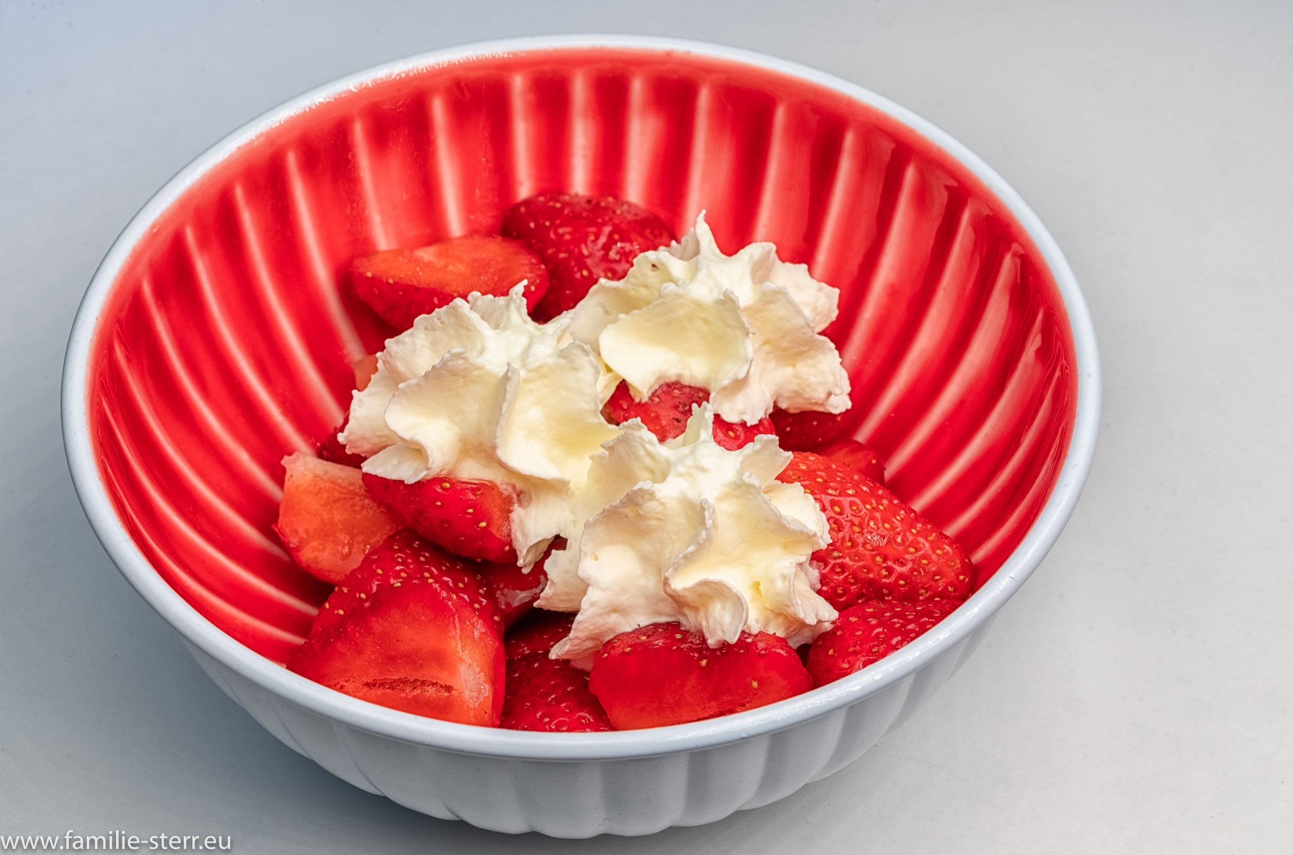 Erdbeeren mit Sahne